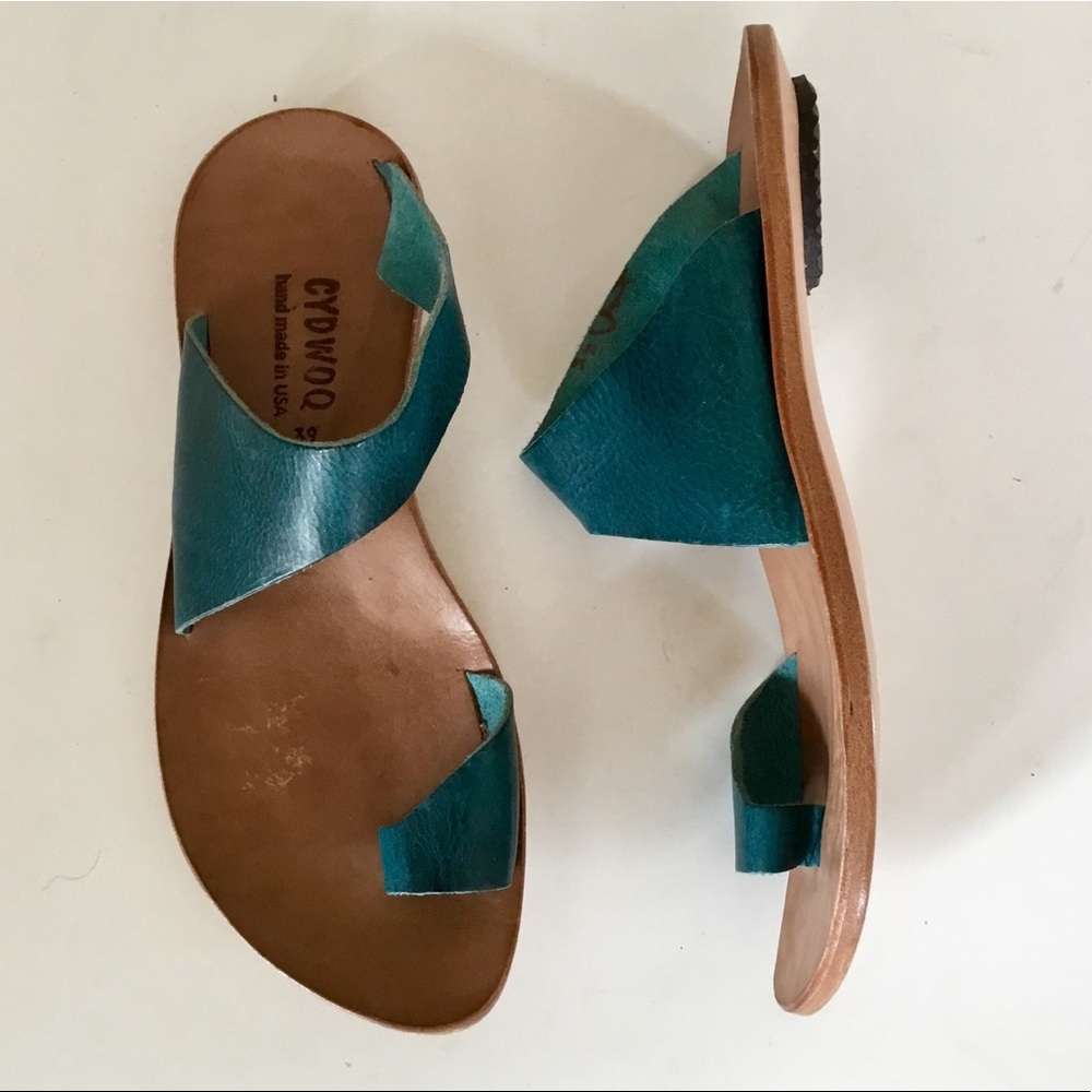 NEW CYDWOQ Hillary Sandals Ocean Blue 39 (9)
